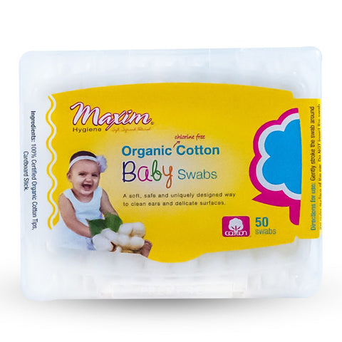 MAXIM - Organic Cotton Baby Swabs