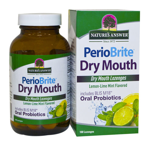 NATURE'S ANSWER - Periobrite Dry Mouth Lozenges