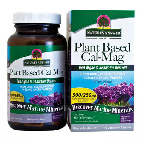 NATURE'S ANSWER - Plant Based Calcium Magnesium 500/250 mg