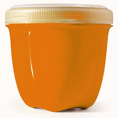 PRESERVE - Orange Mini Round Food Storage Container
