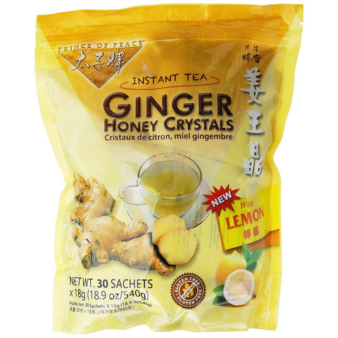 PRINCE OF PEACE - Ginger Honey Crystals with Lemon Instant Tea