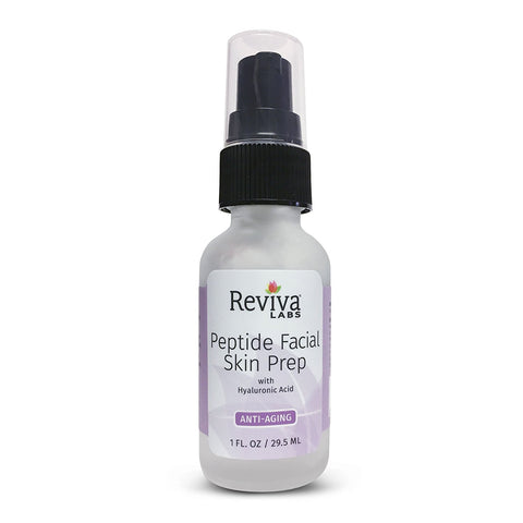REVIVA - Peptide Facial Skin Prep with Hyaluronic Acid