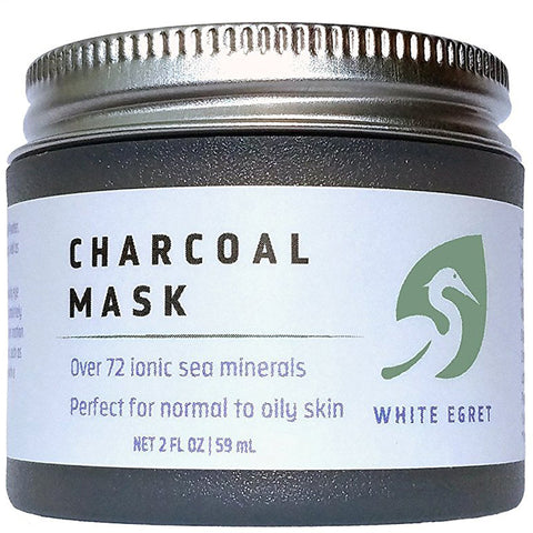 WHITE EGRET - Charcoal Mask