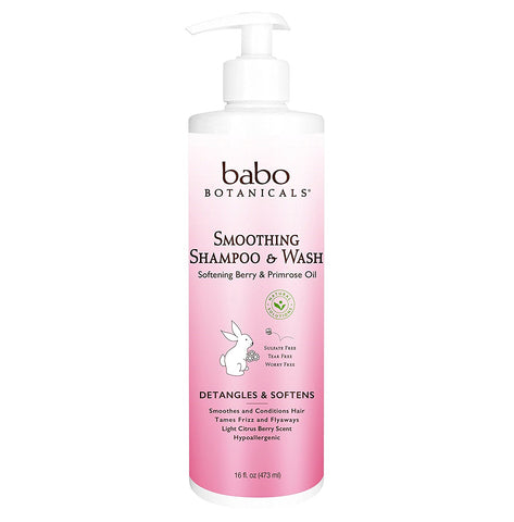 BABO - Smoothing Shampoo and Wash, Berry Primrose