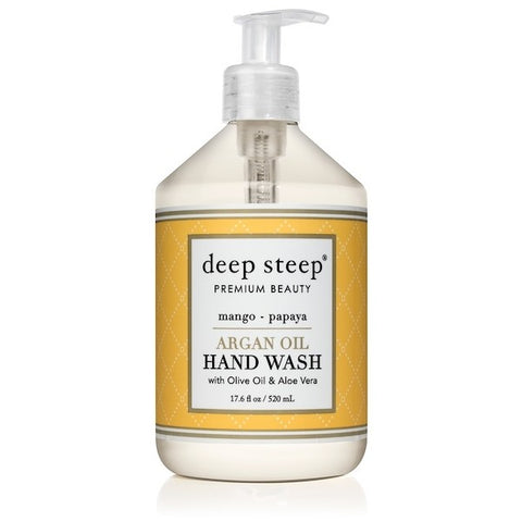 DEEP STEEP - Argan Oil Liquid Hand Wash Mango Papaya