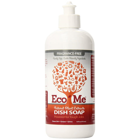 ECO-ME - Natural Liquid Dish Soap, Fragrance-Free