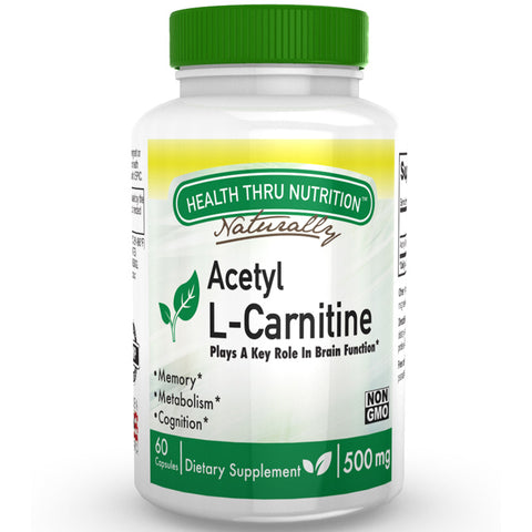 HEALTH THRU NUTRITION - Acetyl L-Carnitine 500mg