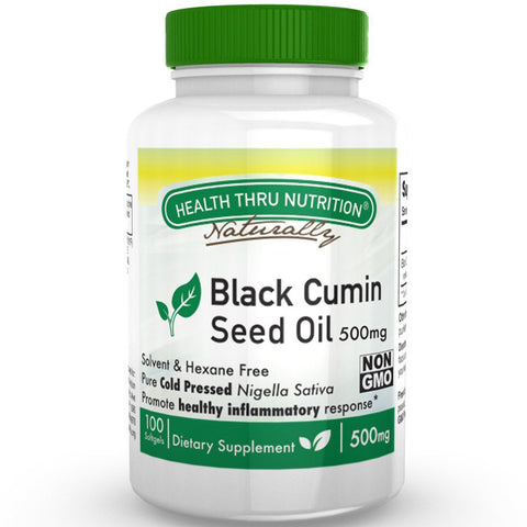 HEALTH THRU NUTRITION - Black Cumin Seed Oil 500mg