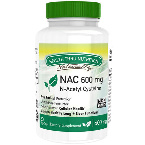 HEALTH THRU NUTRITION - NAC 600mg N-Acetyl Cysteine