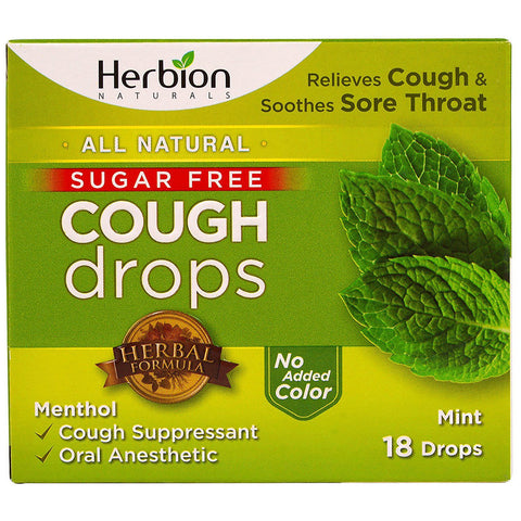 HERBION - Cough Drops Mint Sugar Free