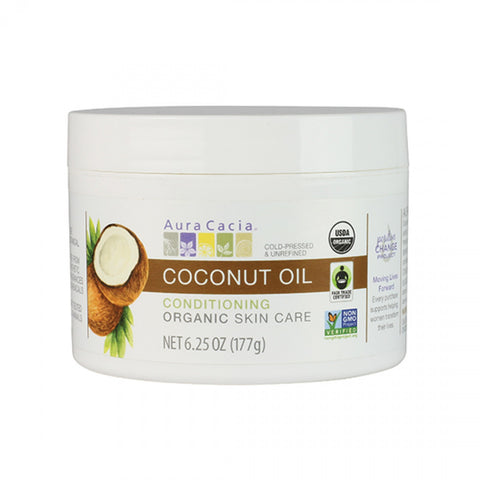 AURA CACIA - Fair Trade Certified Organic Unrefined Coconut Oil