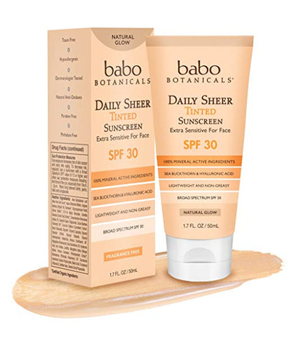 BABO - Daily Sheer Tinted Facial Mineral Sunscreen SPF 30