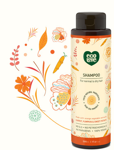 ECOLOVE - Orange Collection Shampoo for Normal to Dry Hair