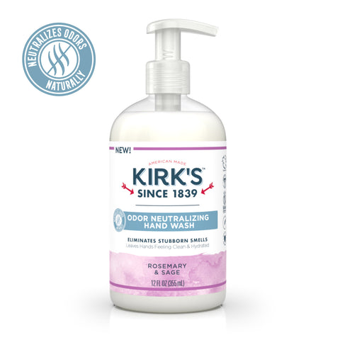 KIRKS - Odor Neutralizing Hydrating Hand Wash, Rosemary & Sage