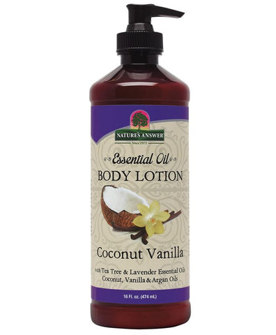 NATURE'S ANSWER - Essential Oil Body Lotion Coconut Vanilla