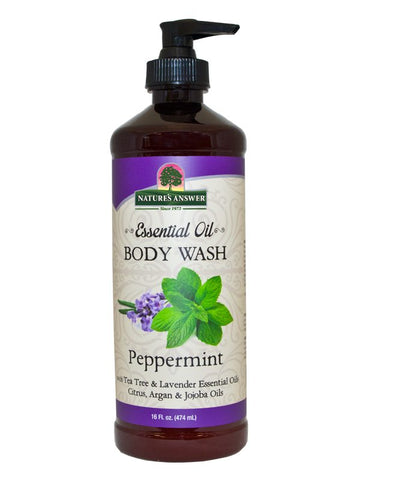 NATURE'S ANSWER - Essential Oil Body Wash Peppermint