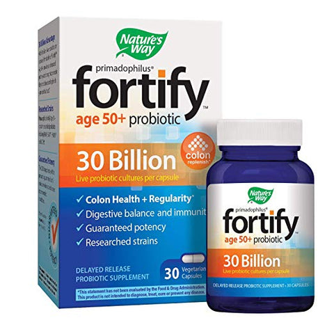 NATURE'S WAY - Fortify Age 50+ 30 Billion Probiotic