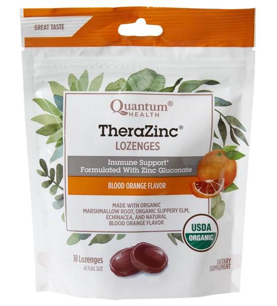 QUANTUM HEALTH - TheraZinc Lozenges Blood Orange
