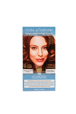 TINTS OF NATURE - 7R Soft Copper Blonde Permanent Hair Dye