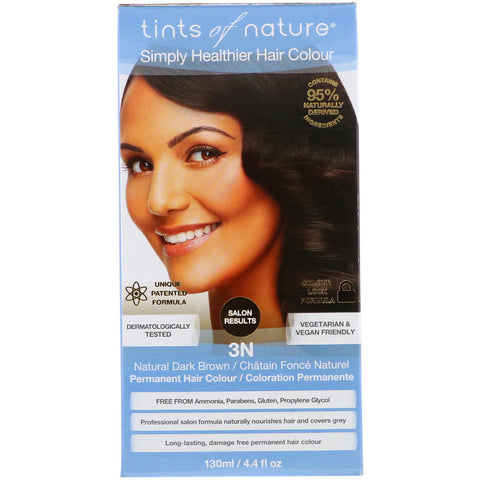 TINTS OF NATURE - 3N Natural Dark Brown PPermanent Hair Dye