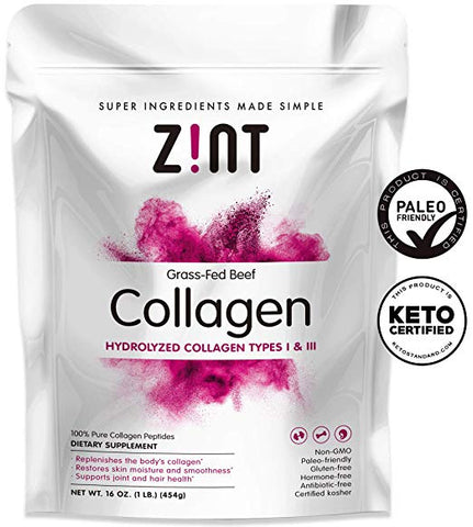Z!Nt - Grass-Fed Beef Collagen Hydrolyzed Collagen Types I & III