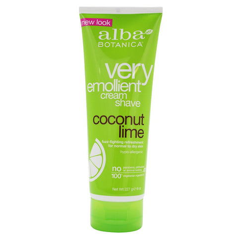 ALBA BOTANICA - Very Emollient Cream Shave Coconut Lime