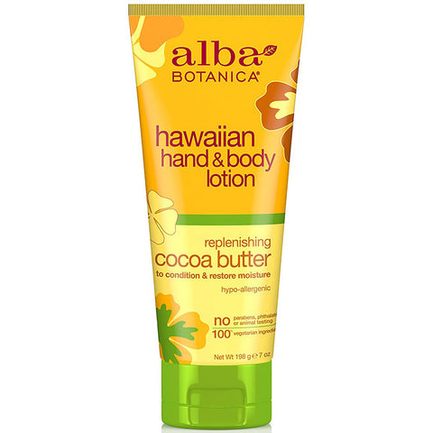 ALBA BOTANICA - Hawaiian Hand & Body Lotion Replenishing Cocoa Butter