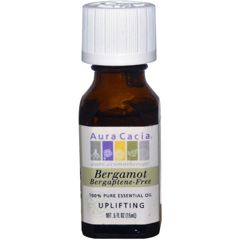 AURA CACIA - 100% Pure Essential Oil Bergamot Bergaptene-Free Uplifting
