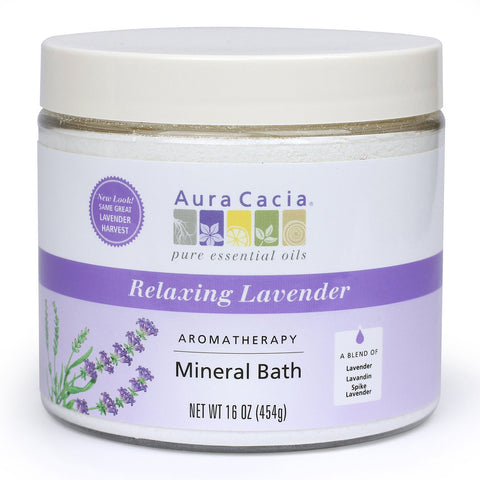 AURA CACIA - Aromatherapy Mineral Bath, Relaxing Lavender