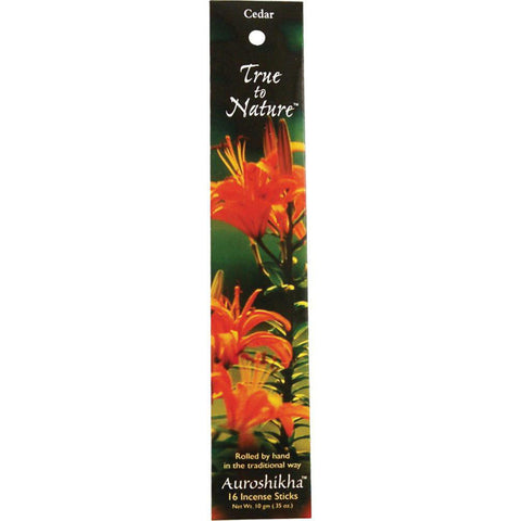 AUROSHIKHA - True To Nature Incense Cedar Floral