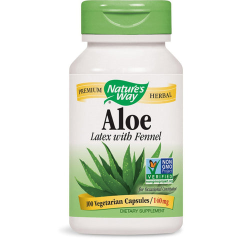 NATURES WAY - Aloe Latex with Fennel 140 mg