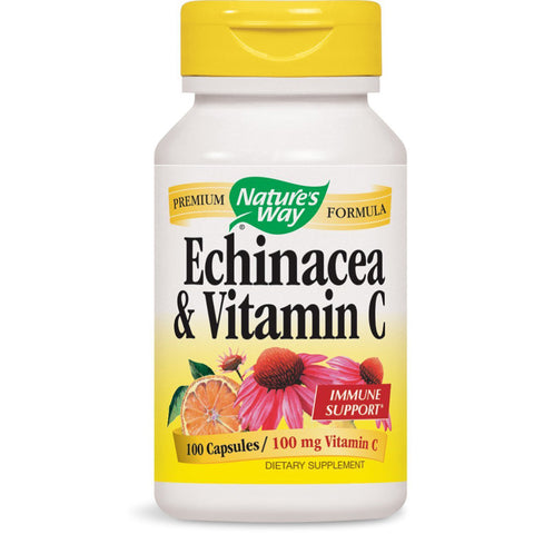 NATURES WAY - Echinacea & Vitamin C 100 mg