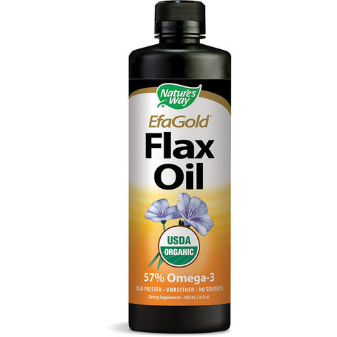 NATURES WAY - EFAGold Flax Oil Organic