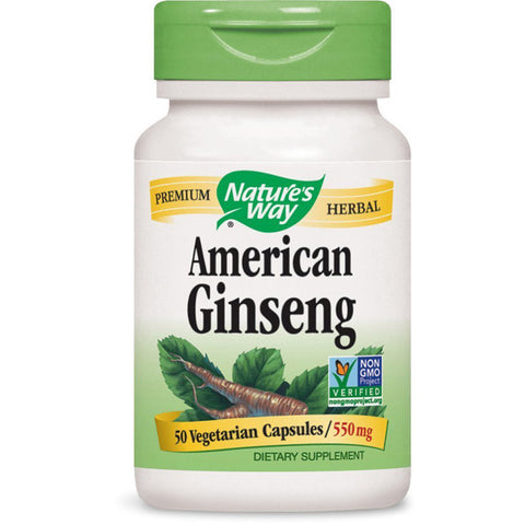 NATURES WAY - American Ginseng Root 550 mg