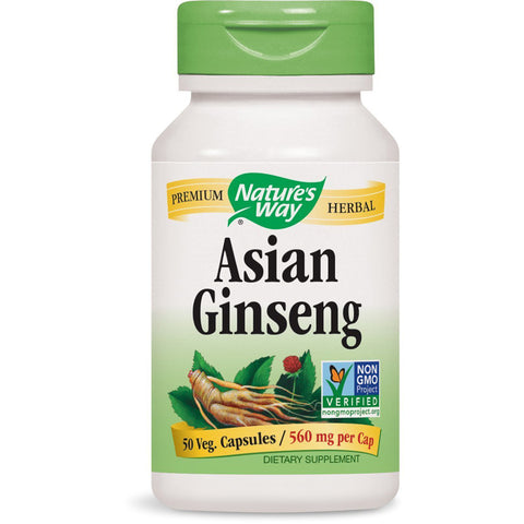 NATURES WAY - Asian Ginseng Root 560 mg