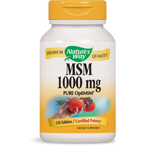 NATURES WAY - MSM 1000 mg Pure OptiMSM