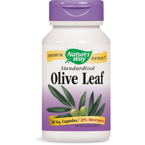 NATURES WAY - Olive Leaf Standardized 20% Oleuropein