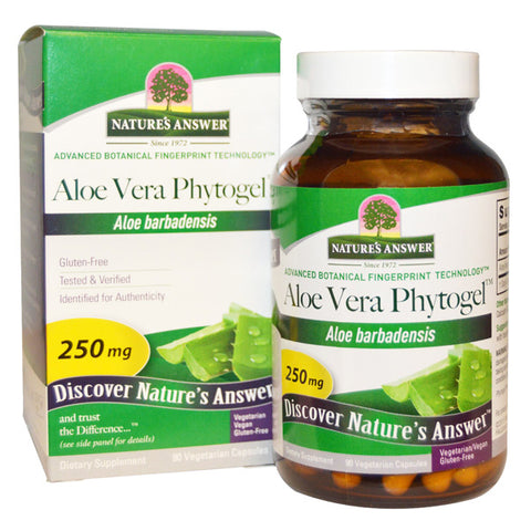 Natures Answer Aloe Vera Phytogel 250 mg
