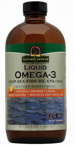 Natures Answer Liquid Omega 3 Deep Sea Fish Oil