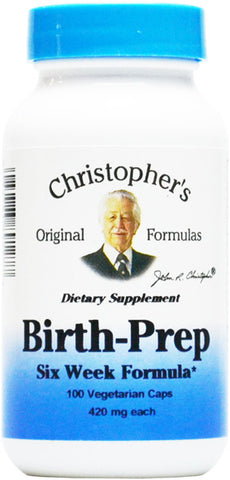 Christophers Original Formulas Birth Prep Capsule