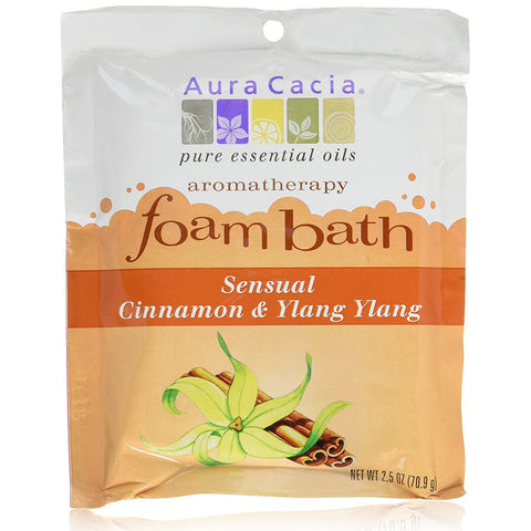 AURA CACIA - Aromatherapy Foam Bath Cinnamon and Ylang Ylang
