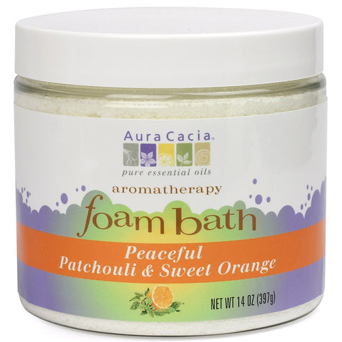AURA CACIA - Aromatherapy Foam Bath Peaceful Patchouli and Sweet Orange