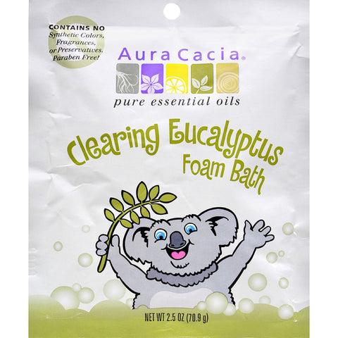 AURA CACIA - Clearing Eucalyptus Foam Bath for Kids