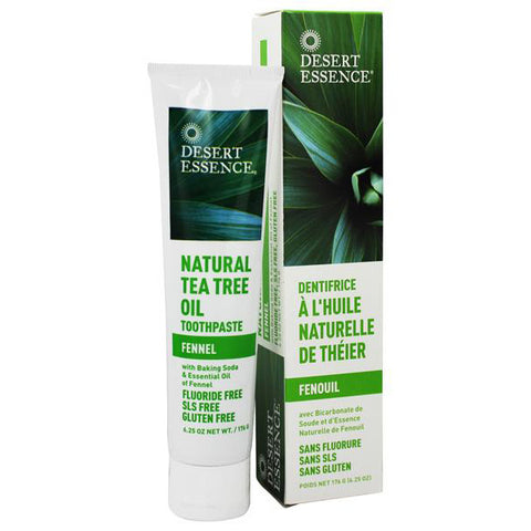 DESERT ESSENCE - Natural Tea Tree Fennel Toothpastes