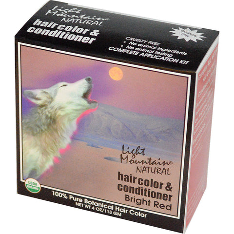 LIGHT MOUNTAIN - Hair Color and Conditioner Bright Red