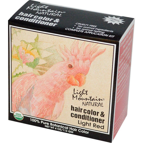 LIGHT MOUNTAIN - Hair Color and Conditioner Light Red