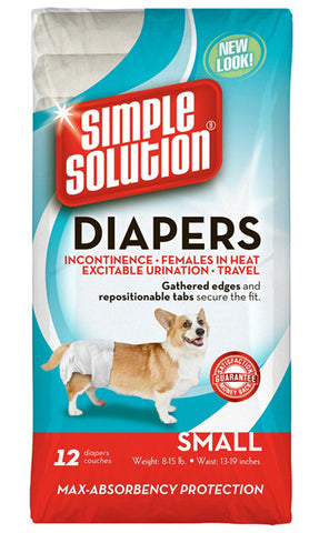 Disposable Diapers Small - 12 Diapers