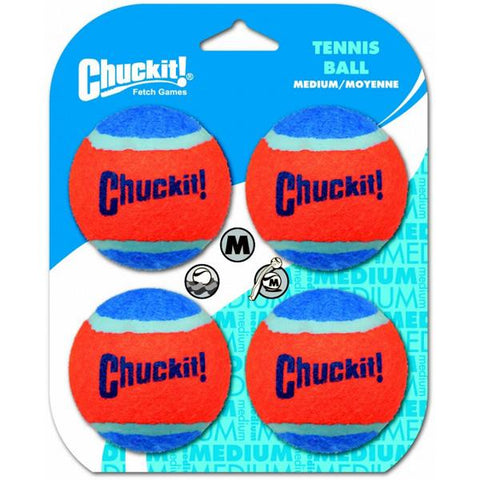 CHUCKIT - Tennis Balls Dog Toy Medium 3" Diameter