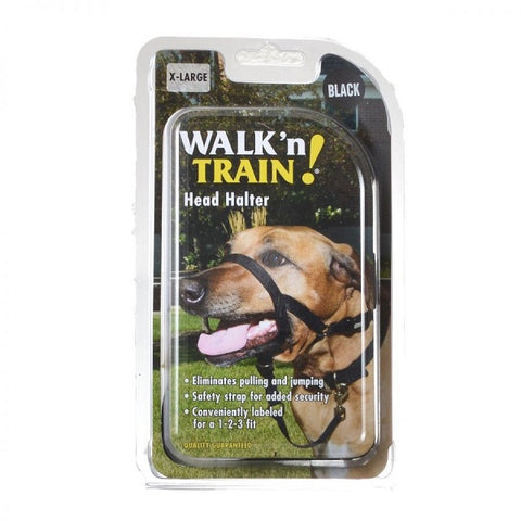COASTAL - Walk 'n Train Dog Head Halter Size 4 Black