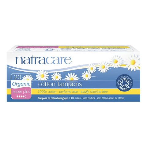 NATRACARE - Organic All Cotton Tampons Super Plus